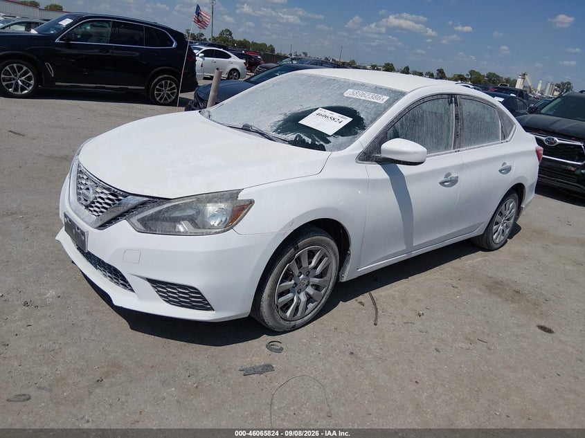 Vin: 3n1ab7ap5hy309227, lot: 46565351, nissan sentra s 20172