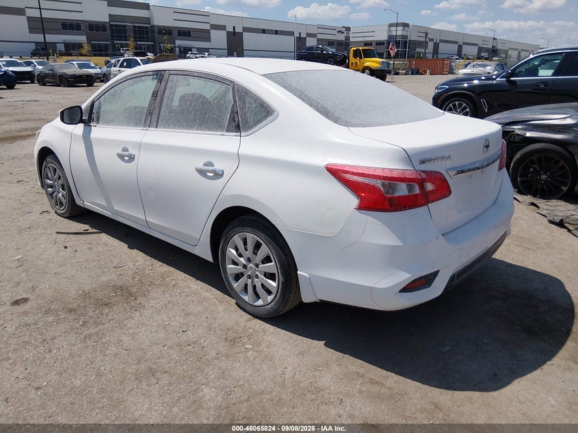 Vin: 3n1ab7ap5hy309227, lot: 46565351, nissan sentra s 20173