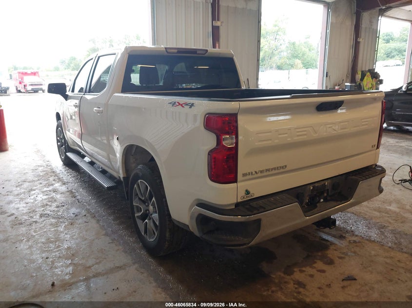 Vin: 3gcpkkek0sg334395, lot: 46565361, chevrolet silverado 1500 4wd  short bed lt with 2fl 20253