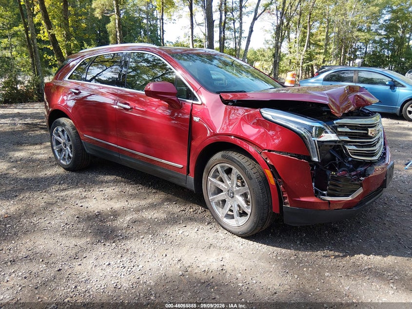 2019 Cadillac Xt5 Luxury, Front, IAAI, VIN 1GYKNDRS1KZ185559