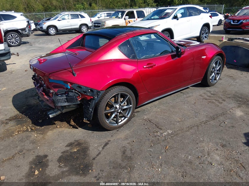 Vin: jm1ndam75m0451485, lot: 46565424, mazda mx-5 miata rf grand touring 20214
