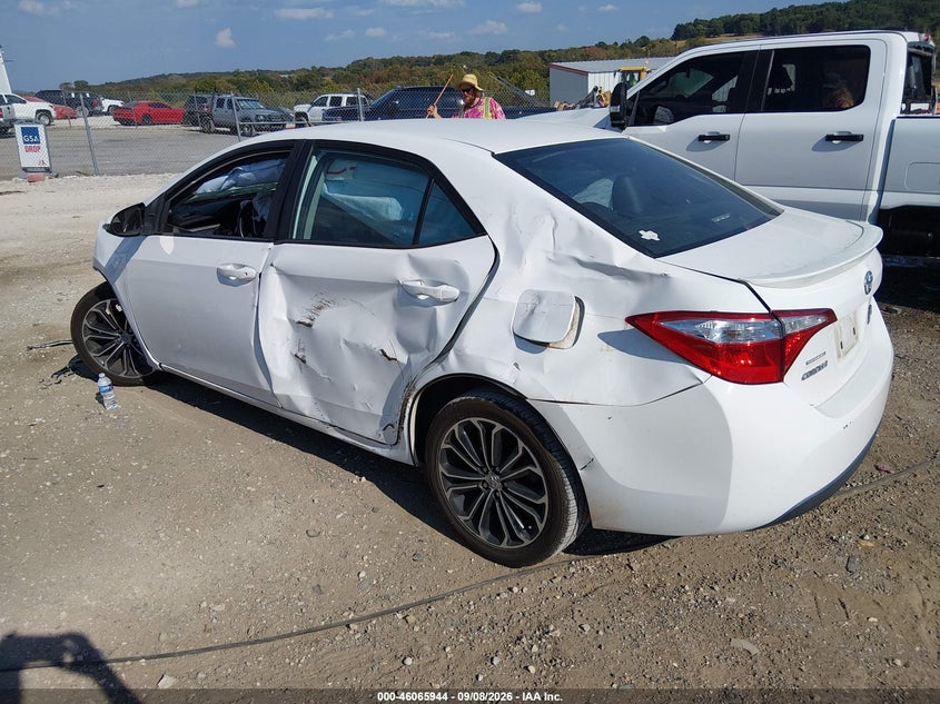 Vin: 2t1burhe9ec034775, lot: 46565471, toyota corolla s plus 20143
