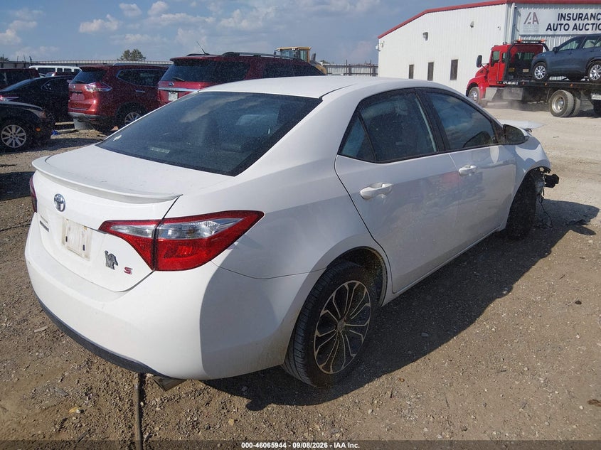 Vin: 2t1burhe9ec034775, lot: 46565471, toyota corolla s plus 20144