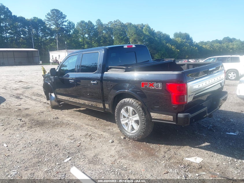 Vin: 1ftew1e52kfc29049, lot: 46565496, ford f-150 platinum 20193