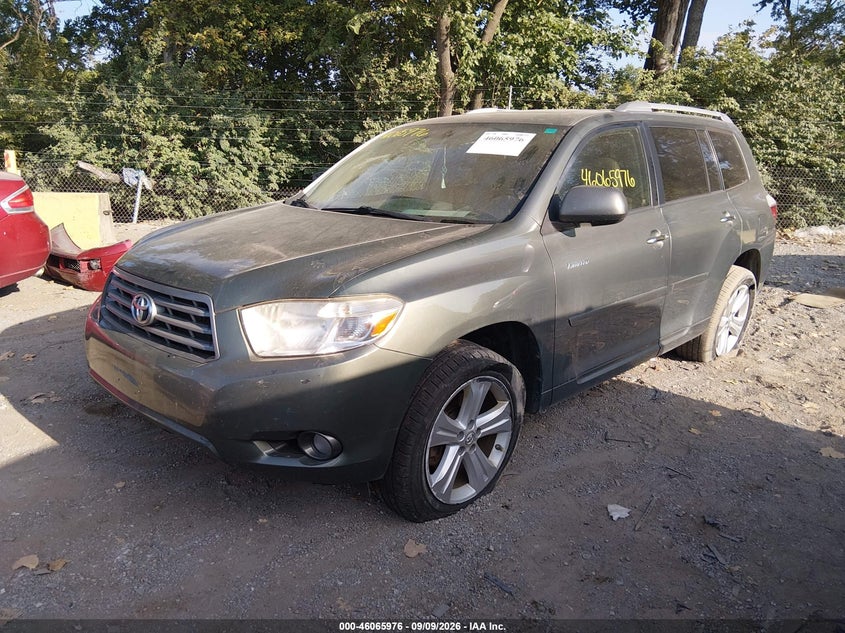 Vin: 5tddk3eh3as031575, lot: 46565503, toyota highlander limited v6 20102