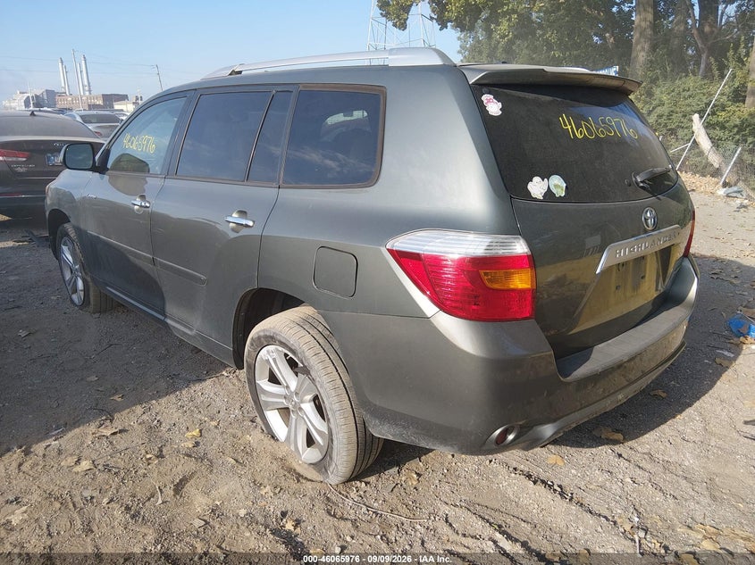 Vin: 5tddk3eh3as031575, lot: 46565503, toyota highlander limited v6 20103