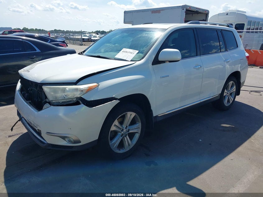 Vin: 5tdyk3eh9cs077920, lot: 46565510, toyota highlander limited v6 20122