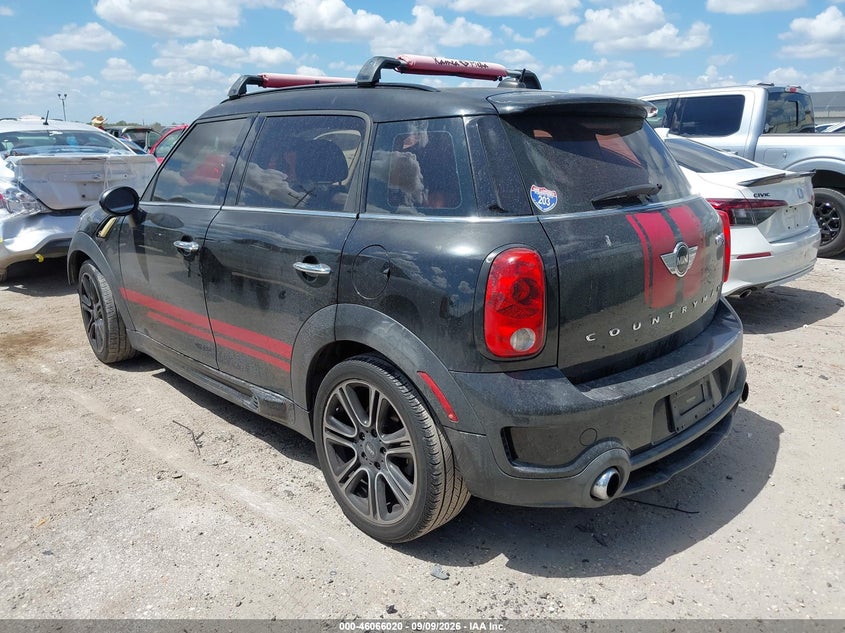 Vin: wmwzc3c53gwt09599, lot: 46565547, mini countryman cooper s 20163