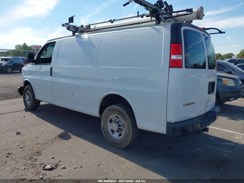 Vin: 1gcwgafp4l1262859, lot: 46565560, chevrolet express cargo rwd 2500 regular wheelbase wt 20203