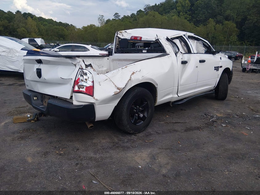 Vin: 1c6rr6ft8ns154878, lot: 46565604, ram 1500 classic tradesman  4x2 6'4 box 20224