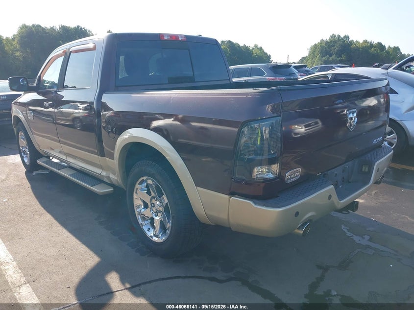 Vin: 1c6rd7pt1cs241019, lot: 46565668, ram 1500 laramie longhorn edition 20123