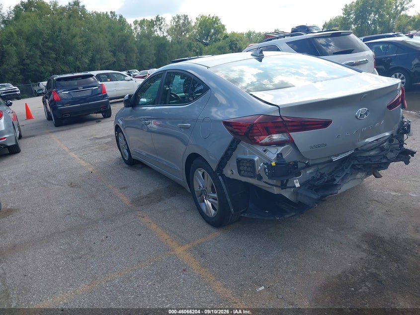 Vin: kmhd84lf0lu948375, lot: 46565729, hyundai elantra value edition 20203