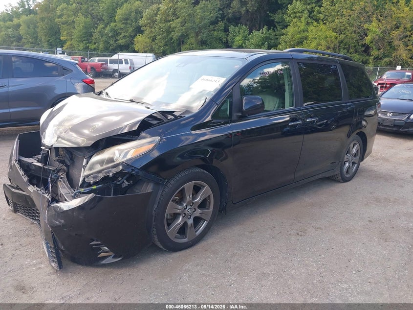 Vin: 5tdxz3dc1ks010465, lot: 46565740, toyota sienna se premium 8 passenger 20192