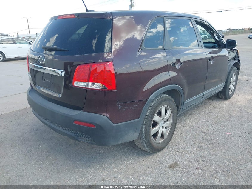 Vin: 5xykt3a16bg079695, lot: 46565800, kia sorento lx 20114