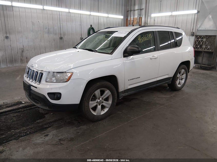 Vin: 1c4njdeb8cd604302, lot: 46565871, jeep compass latitude 20122