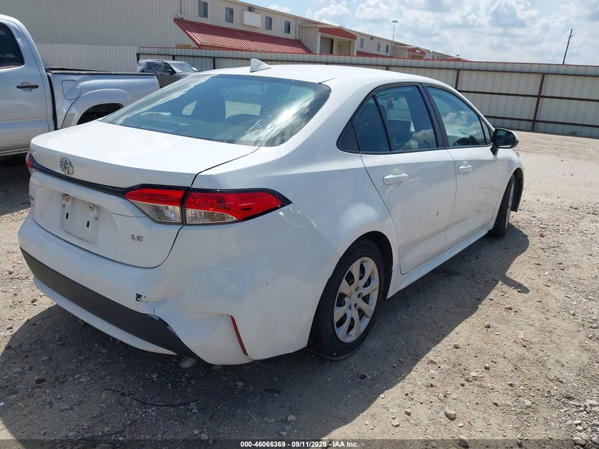 Vin: 5yfepmae4mp246368, lot: 46565896, toyota corolla le 20214