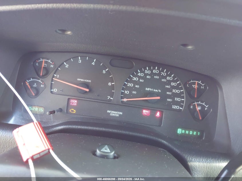 2003 DODGE DURANGO SPORT UTILITY VEHICLE 4.7L V8 FI OHV F2