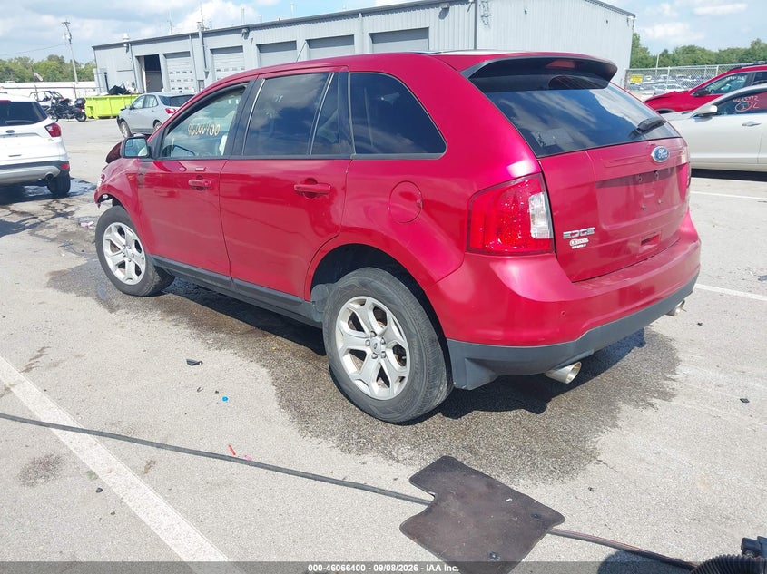 Vin: 2fmdk3jc0cba79562, lot: 46565927, ford edge sel 20123