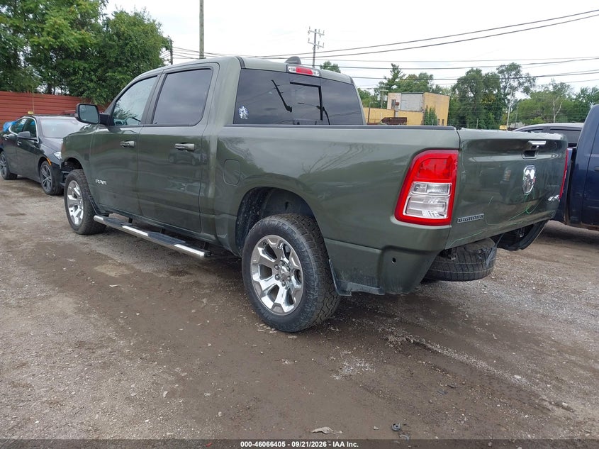 Vin: 1c6rrffg3ln302398, lot: 46565932, ram 1500 big horn  4x4 5'7 box 20203