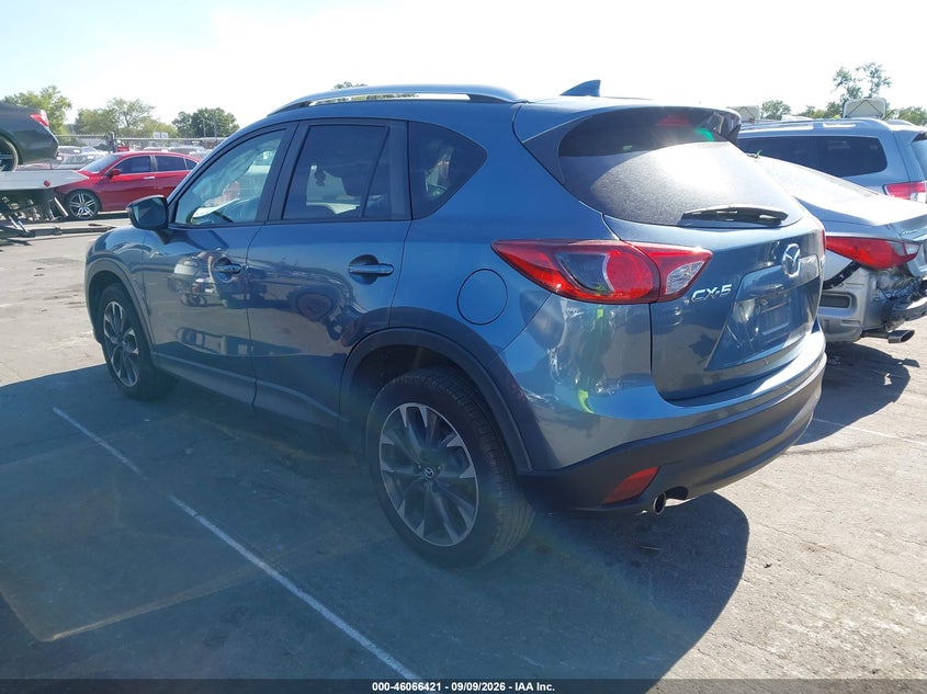 Vin: jm3ke2dy2g0628309, lot: 46565948, mazda cx-5 grand touring 20163