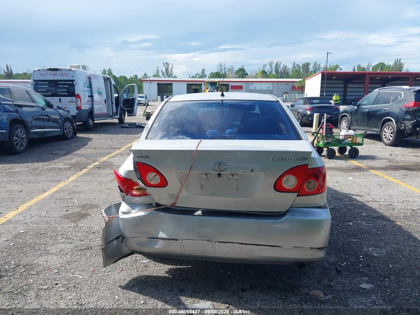 TOYOTA COROLLA 2005 VIN 2T1BR32E25C418811