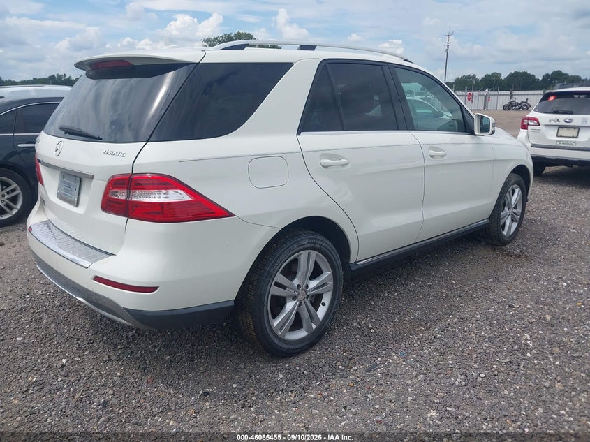 Vin: 4jgda5hb7da246654, lot: 46565982, mercedes-benz ml 350 4matic 20134