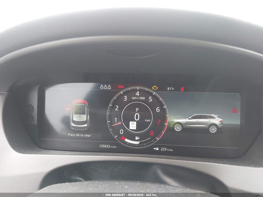 2020 JAGUAR F-PACE auction photo 7