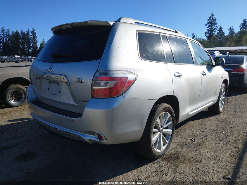 2008 TOYOTA HIGHLANDER HYBRID auction photo 4