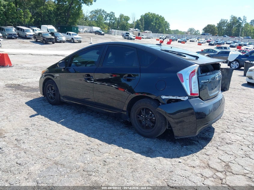 Vin: jtdkn3du4e0373445, lot: 46566049, toyota prius four 20143