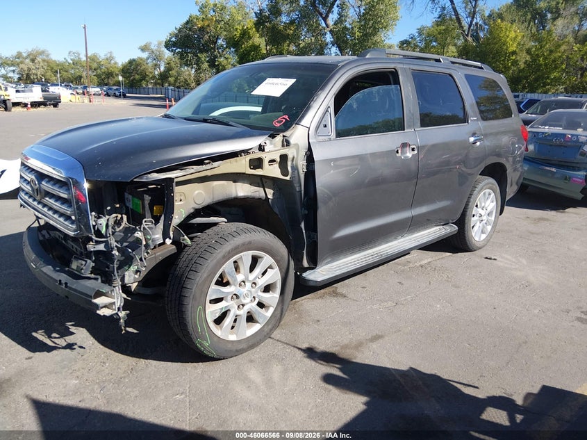Vin: 5tddy5g19bs045380, lot: 46566093, toyota sequoia platinum 5.7l v8 20112