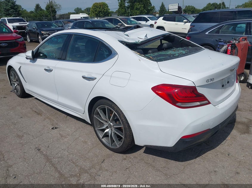 Vin: kmtg44la4ku024992, lot: 46566146, genesis g70 2.0t advanced 20193