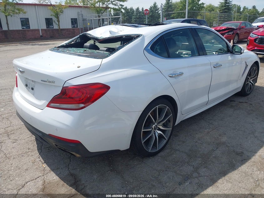 Vin: kmtg44la4ku024992, lot: 46566146, genesis g70 2.0t advanced 20194