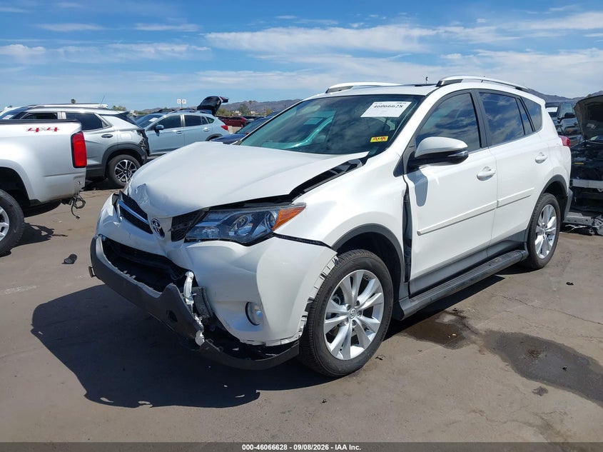 Vin: 2t3yfrev4dw073092, lot: 46566155, toyota rav4 limited 20132