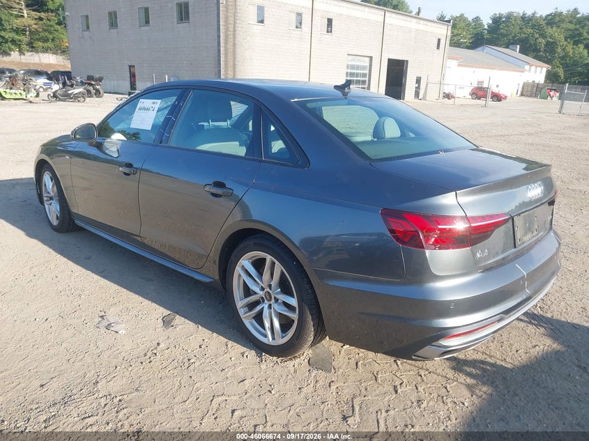Vin: waueaaf49na007630, lot: 46566201, audi a4 premium plus 45 tfsi s line quattro s tronic 20223