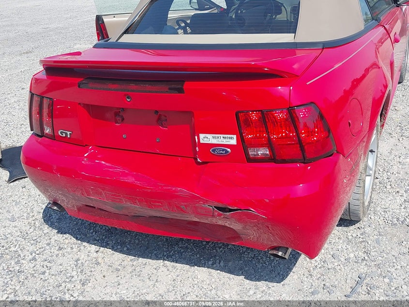 FORD MUSTANG 1999 VIN 1FAFP45X8XF218493
