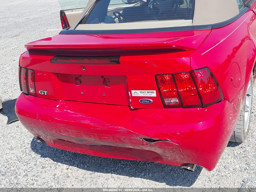 FORD MUSTANG 1999 VIN 1FAFP45X8XF218493