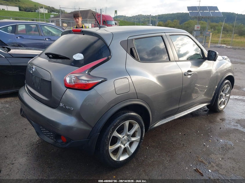 Vin: jn8af5mv6ft558985, lot: 46566263, nissan juke sl 20154