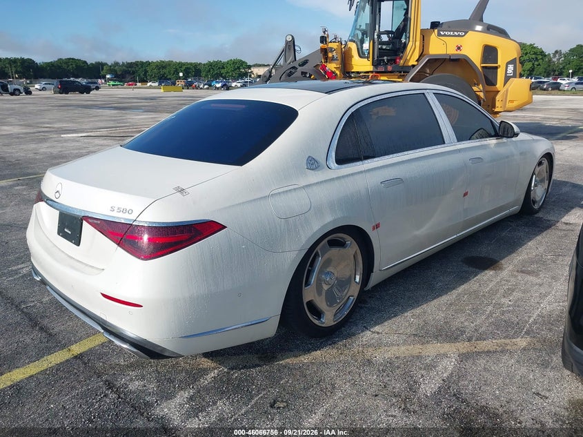 Vin: w1k6x7gb7na098375, lot: 46566283, mercedes-benz maybach s 580 4matic 20224