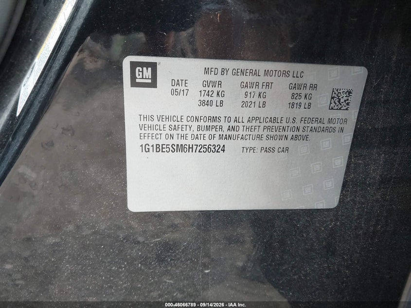 2017 CHEVROLET CRUZE LT AUTO · Фото 9