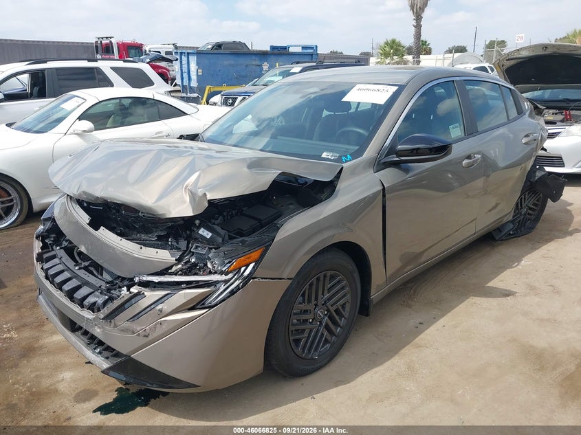 Vin: 3n1ab9cv9ty236668, lot: 46566352, nissan sentra sv 20262