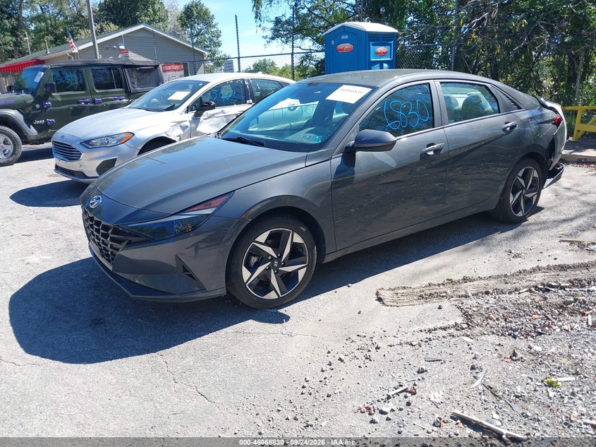 Vin: kmhls4ag8pu567954, lot: 46566357, hyundai elantra sel 20232