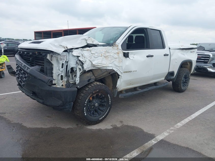 Vin: 1gc2yle74lf269161, lot: 46566367, chevrolet silverado 2500hd 4wd double cab standard bed wt 2020 img_1