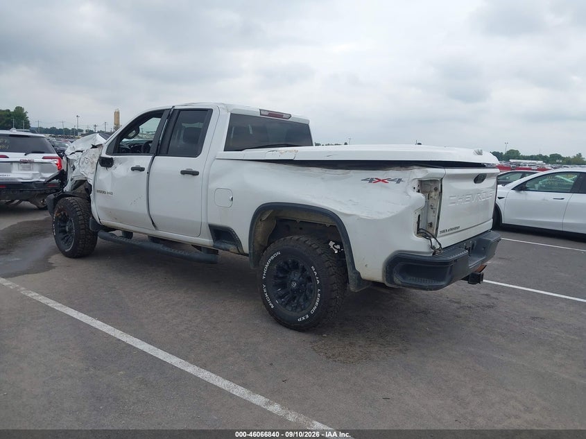 Vin: 1gc2yle74lf269161, lot: 46566367, chevrolet silverado 2500hd 4wd double cab standard bed wt 20202