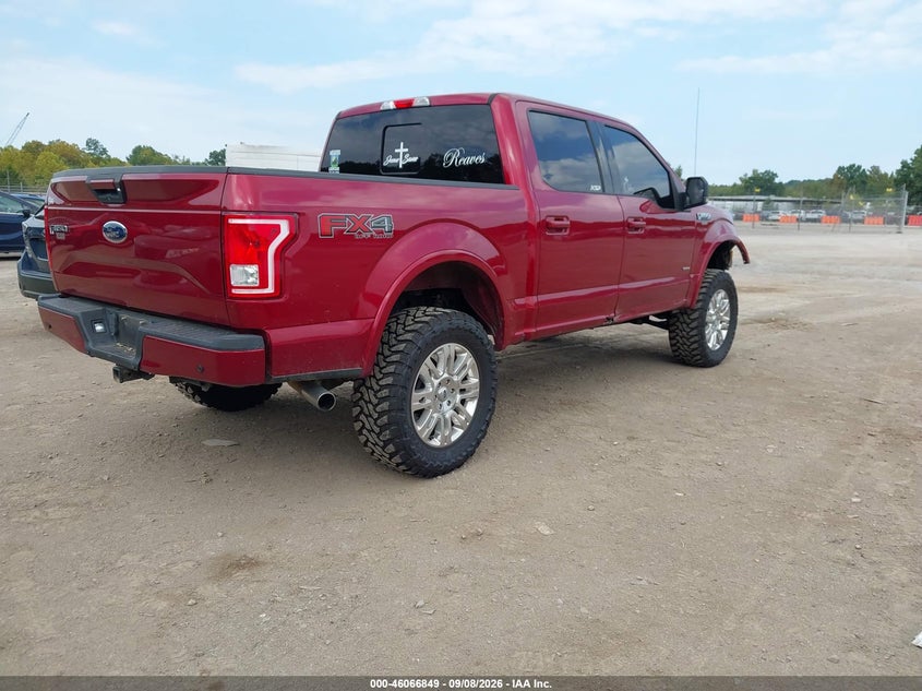 Vin: 1ftew1eg7hfc57066, lot: 46566376, ford f-150 xlt 20174