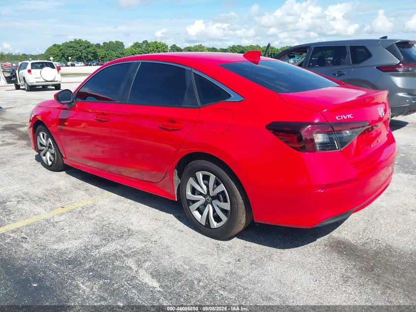 2026 HONDA CIVIC SEDAN 2.0L I-4 DI, DOHC, VVT, REGULAR , 150HP