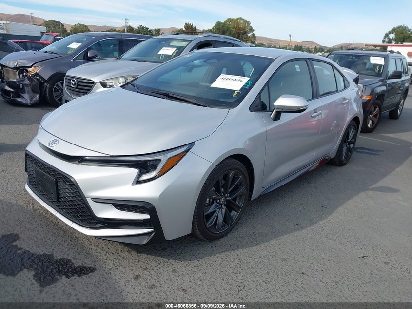 Vin: 5yfs4mcexsp221108, lot: 46566383, toyota corolla se 20252