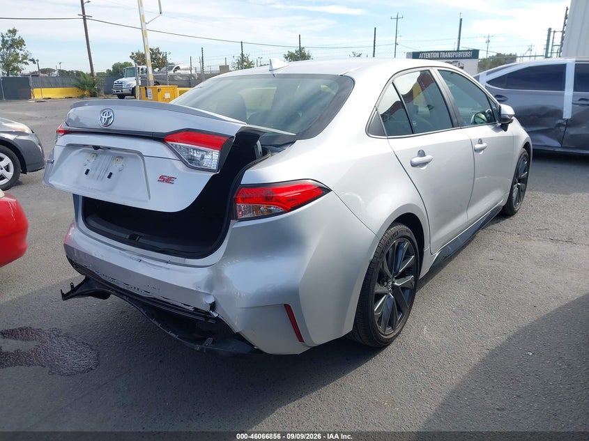 Vin: 5yfs4mcexsp221108, lot: 46566383, toyota corolla se 20254