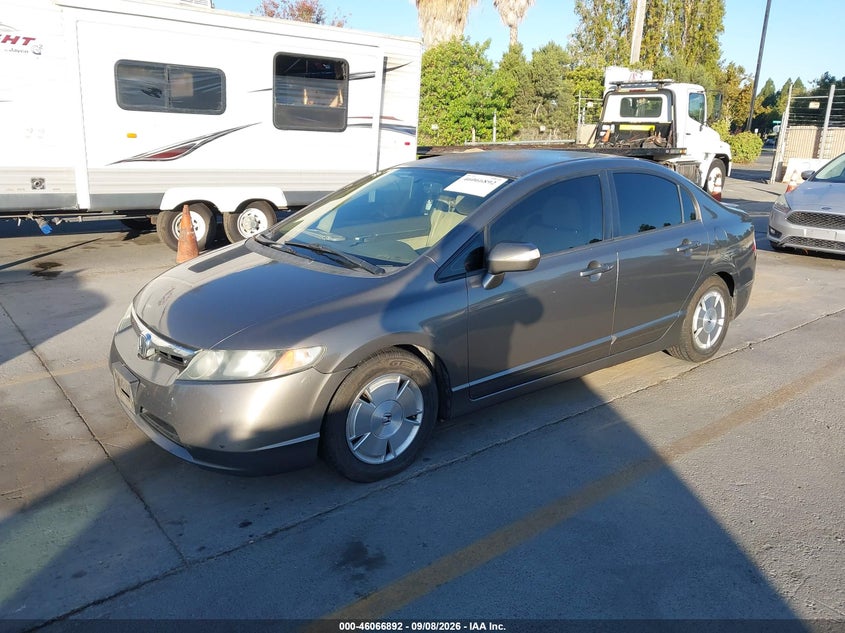2008 HONDA CIVIC HYBRID auction photo 2