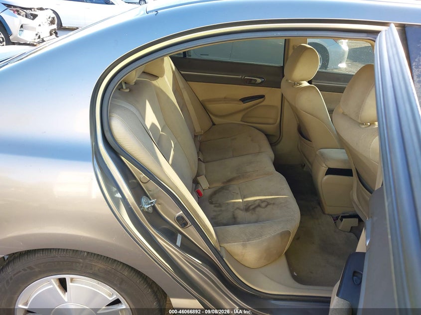 2008 HONDA CIVIC HYBRID auction photo 8