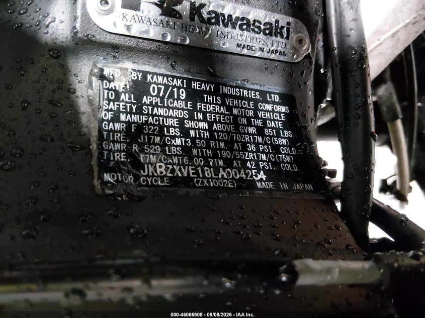 KAWASAKI ZX1002 2020